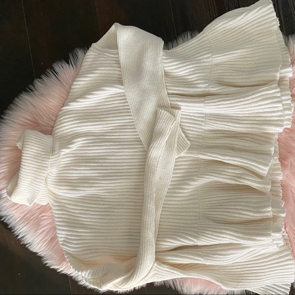 Free People Swing Layered Knit Sweater Classic Coquette Balletcore Lagenlook - Picture 3 of 5